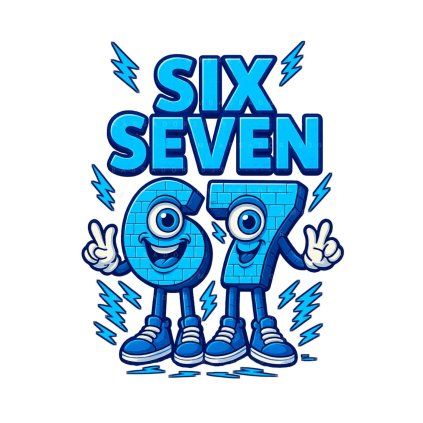 Jedlý papír BRAINROT - SIX SEVEN
