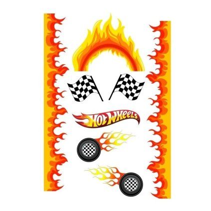 Jedlý papír HOT WHEELS