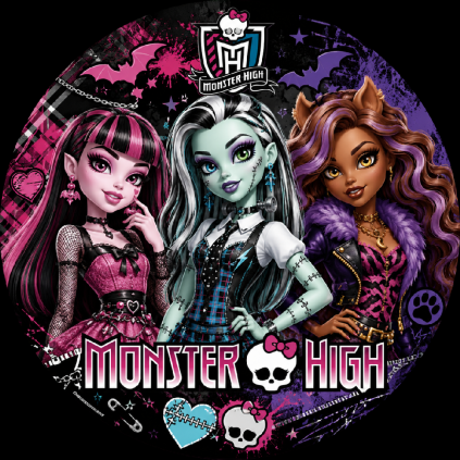 Jedlý papír MONSTER HIGH