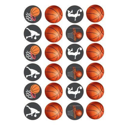 Jedlý papír BASKETBAL