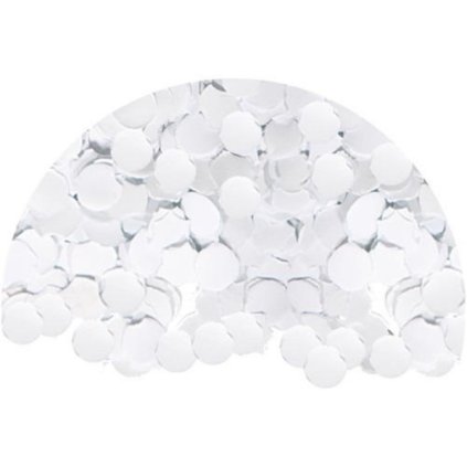 Konfety papírová kolečka Bílá - 1 000 g  /BP