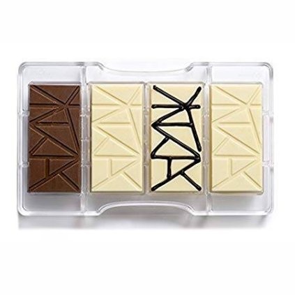 Forma na čokoládu geometrické tvary - Decora  | Cukrářské potřeby