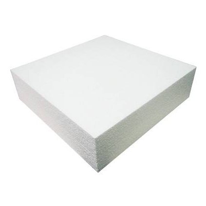 Polystyrenová maketa na dort čtverec 15x15x7,5 - Decora  | Cukrářské potřeby