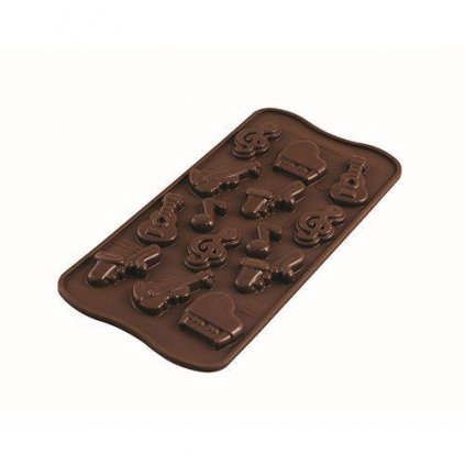 Silikomart forma na čokoládu Choco Melody (Hudba) /D_SCG43