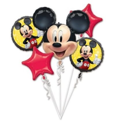 Sada foliových balonků Mickey Mouse - 5 ks  /BP