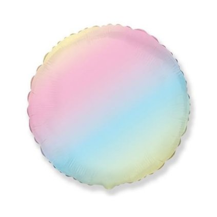 Foliový balonek kruh duhový 46 cm  /BP