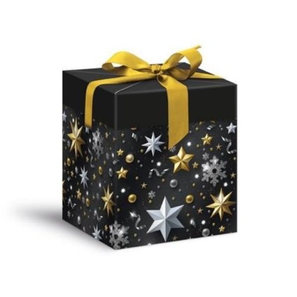 Dárková krabička Luxus Christmas - rychloskládací 12 x 15 cm  /BP