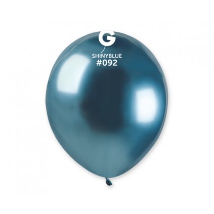Balonky 13 cm - chromové modrý - 100 ks  /BP