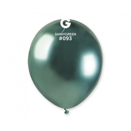 Balonky 13 cm - chromové zelené - 100 ks  /BP