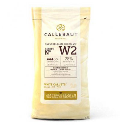 Čokoláda 1 Kg - bílá - Callebaut  | Skvělé pro Váš domácí dort
