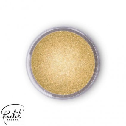 Dekorativní prachová perleťová barva Fractal - Golden Shine (3,5 g) /D_6242