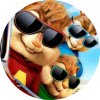 Jedlý papír ALVIN A CHIPMUNKOVÉ - BRÝLE