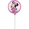 Balónky na tyčku Minnie Mouse 23 cm - 5 ks  /BP