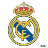 REAL MADRID (● velikost průměr 20 cm ☝, ● materiál FONDÁNOVÝ DECORLIST ✴️)