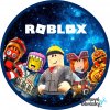 ROBLOX (● velikost průměr 20 cm ☝, ● materiál FONDÁNOVÝ DECORLIST ✴️)