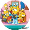 SIMPSONOVI (● velikost průměr 20 cm ☝, ● materiál FONDÁNOVÝ DECORLIST ✴️)