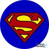 Jedlý papír  SUPERMAN (● velikost průměr 20 cm ☝, ● materiál FONDÁNOVÝ DECORLIST ✴️)