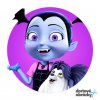 VAMPIRINA (● velikost průměr 20 cm ☝, ● materiál FONDÁNOVÝ DECORLIST ✴️)