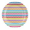 Papírové talíře barevné vlnky 23 cm - 8 ks  /BP