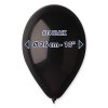Balonek černý 26 cm  /BP