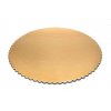 Tác zlatý hrubý vlnka kruh 26 cm (1 ks) /D_2957