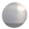 4Cake Tác hrubý vlnka stříbrný kruh 26 cm (1 ks) /D_7091
