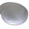 283807 3 cake star podlozka pod dort hruba vlnka stribrna kruh 20 cm 1 ks