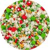312229 4cake cukrove zdobeni bile zlate cervene a zelene new year s forest 70 g