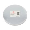 Podložky pod dort stříbrné 25 cm, lesklé