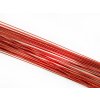 Lesklé sytě červené, cukrářské floristické drátky 0,812 mm Cake Masters, 50 ks 24G