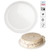 7115 podlozka pod dort s krajkou plast prum 45cm bila 3 ks bal