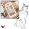 Kopie návrhu birthdaySada MIKULÁŠ, ČERT a ANDĚL XL 20 cm - vykrajovátka a šablony na zdobení 6ks (86)