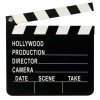 Rekvizita do fotokoutku Hollywood filmová klapka 17 x 20 cm  /BP