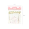114923 2 partydeco zapichovaci dekorace na dort zlata 1st birthday kpt34 019b dortis