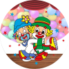 Jedlý papír KLAUNI - CLOWNS