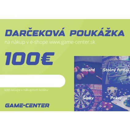 pukazka dárková blank