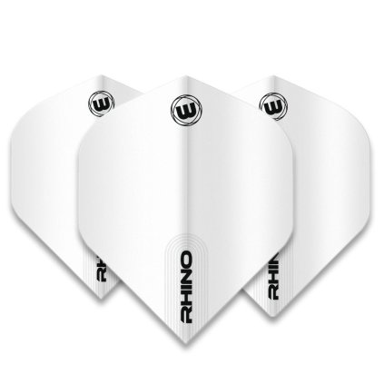 712218 letky na šipky winmau rhino extra hrubé bílé