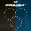 732768 7 bull s metal number ring set 3pc 4