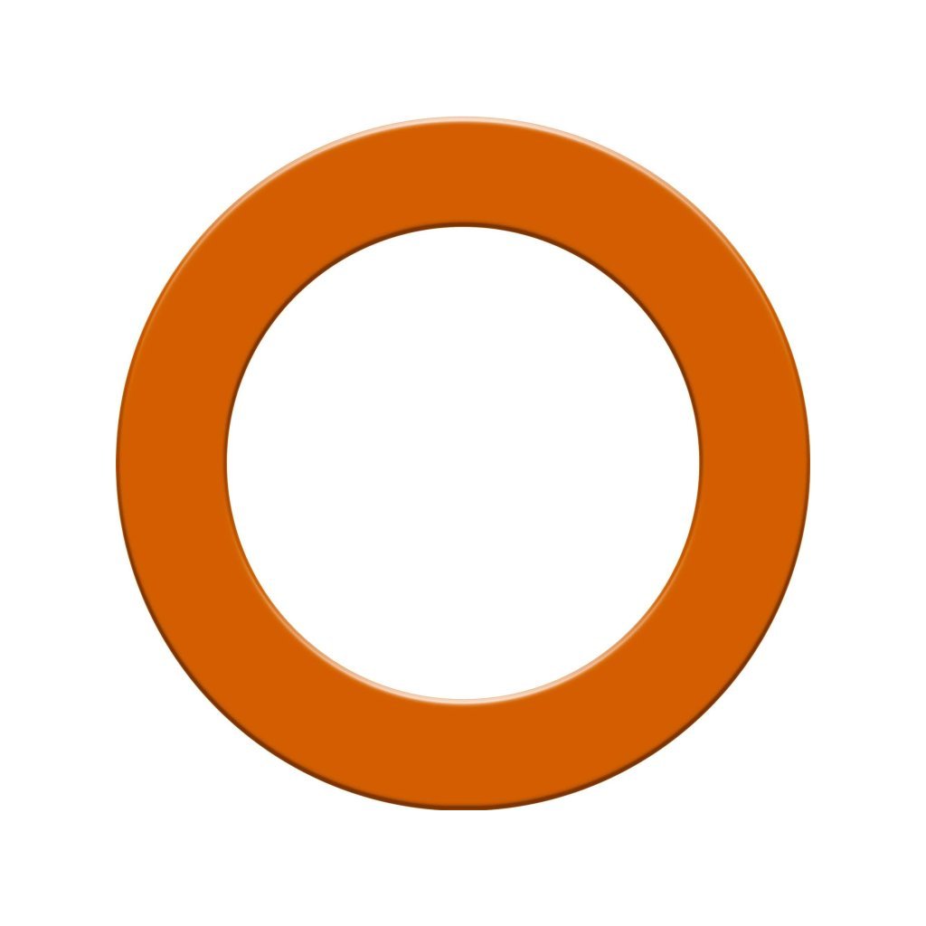 Ochrana k terčom Designa PRO Plain, oranžová