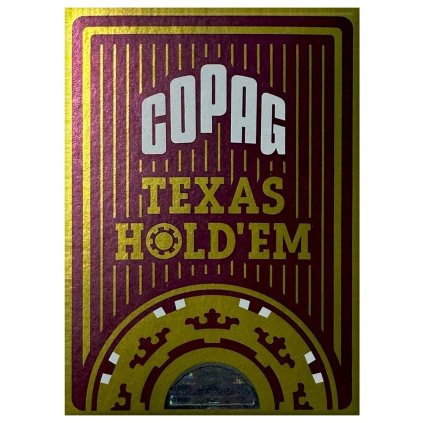 poker cards copag texas holdem red