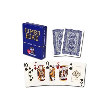 712902 pokrove karty modiano bike trophy jumbo 100 plastove modre