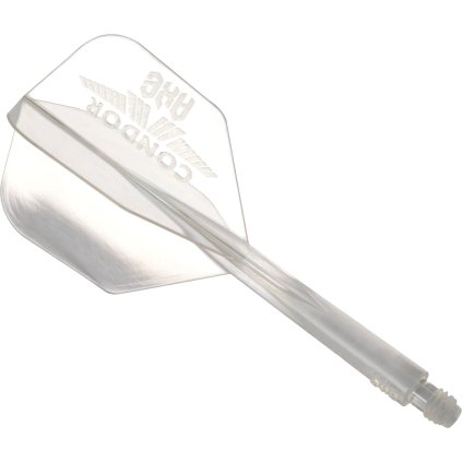 Condor letky s násadkou AXE Logo Small, priehľadné x stieborné (Dĺžka násadky 21 mm)