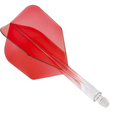 Condor letky s násadkou AXE Small, priehľadné červené (Dĺžka násadky 21 mm)