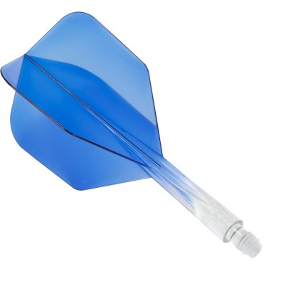 Condor letky s násadkou AXE Small, priehľadné modré (Dĺžka násadky 21 mm)