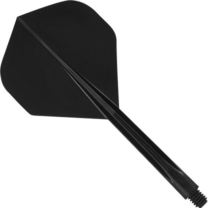 Condor letky s násadkou AXE Standard, čierne (Dĺžka násadky 21 mm)