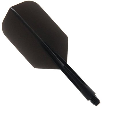 Condor letky s násadkou Plain Slim, čierne (Dĺžka násadky 27 mm)