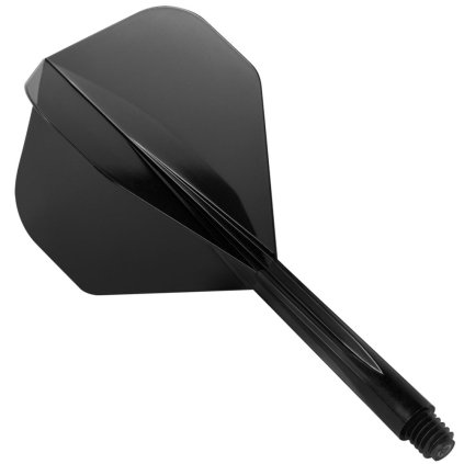 Condor letky s násadkou Plain Standard, čierne (Dĺžka násadky 21 mm)