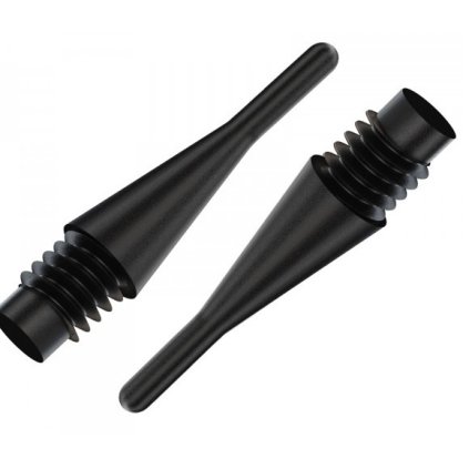 Hroty na šípky soft Bull's Longlife krátke, 100ks (Farba Čierna)