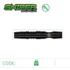 725226 2 sada soft sipok winmau sniper black 20g 90 volfram