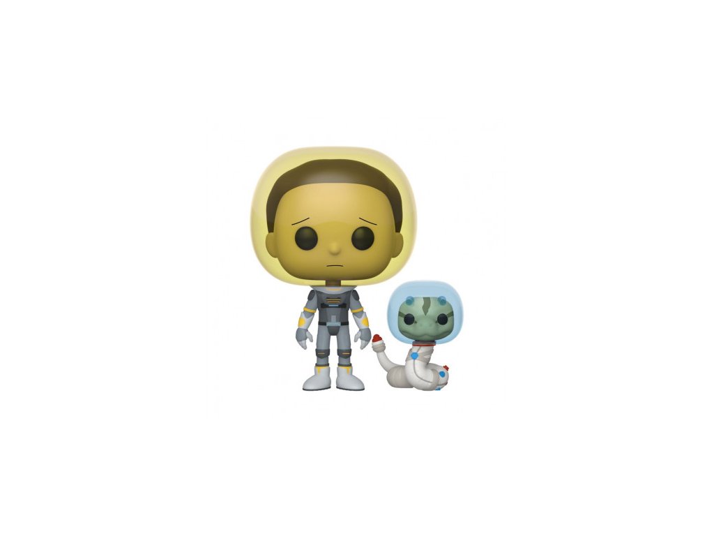 30064 1 rick a morty funko figurka space suit morty with snake